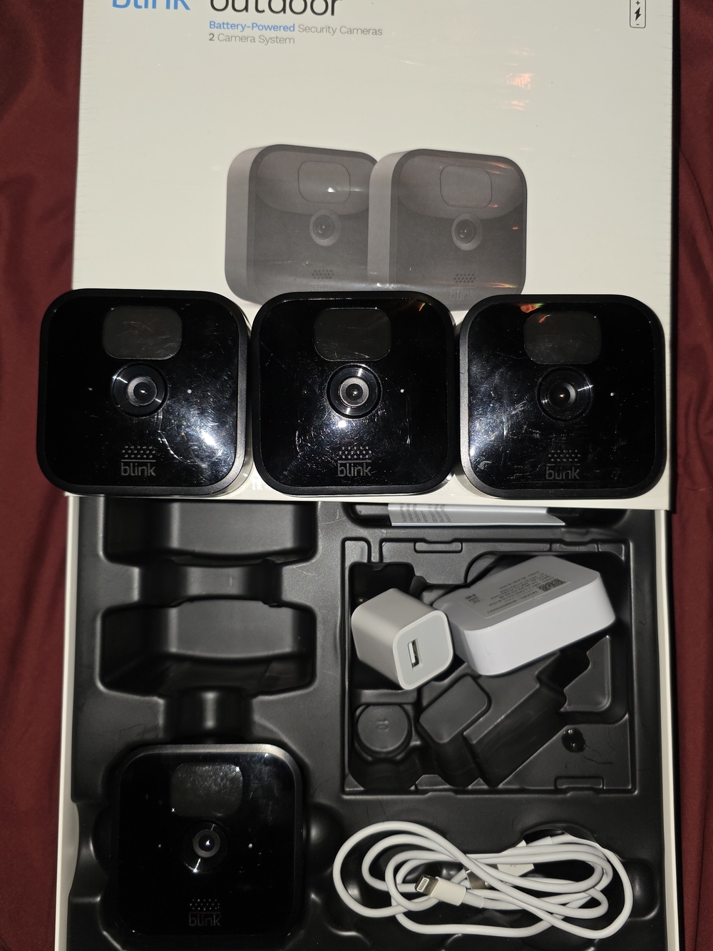 9 Lot Blink Outdoor (3rd Gen)  HD security cameras